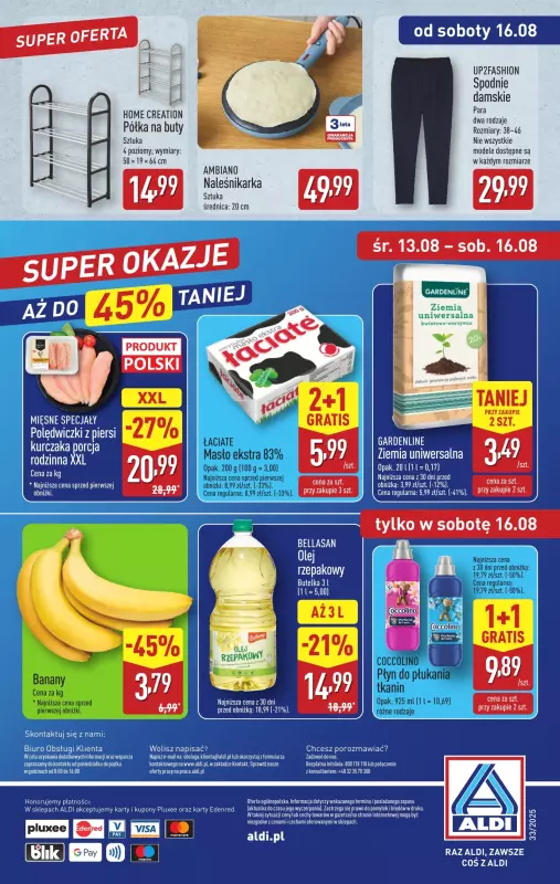 Aldi - gazetka promocyjna Pełny katalog! od poniedziałku 11.08 do soboty 16.08 - strona 40