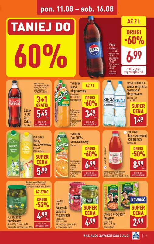 Aldi - gazetka promocyjna Pełny katalog! od poniedziałku 11.08 do soboty 16.08 - strona 17