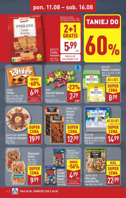 Aldi - gazetka promocyjna Pełny katalog! od poniedziałku 11.08 do soboty 16.08 - strona 12