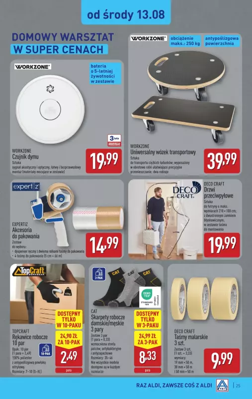 Aldi - gazetka promocyjna Pełny katalog! od poniedziałku 11.08 do soboty 16.08 - strona 25