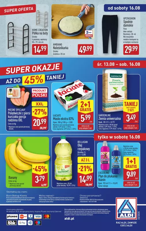 Aldi - gazetka promocyjna Nowe okazje w super cenach od soboty! od soboty 16.08 do soboty 16.08 - strona 8