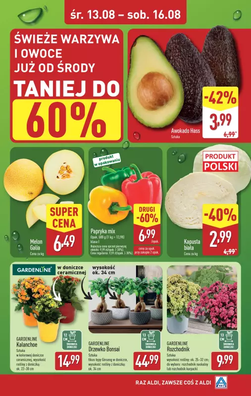 Aldi - gazetka promocyjna Farmer Aldik poleca! od poniedziałku 11.08 do soboty 16.08 - strona 6
