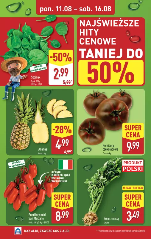 Aldi - gazetka promocyjna Farmer Aldik poleca! od poniedziałku 11.08 do soboty 16.08 - strona 4