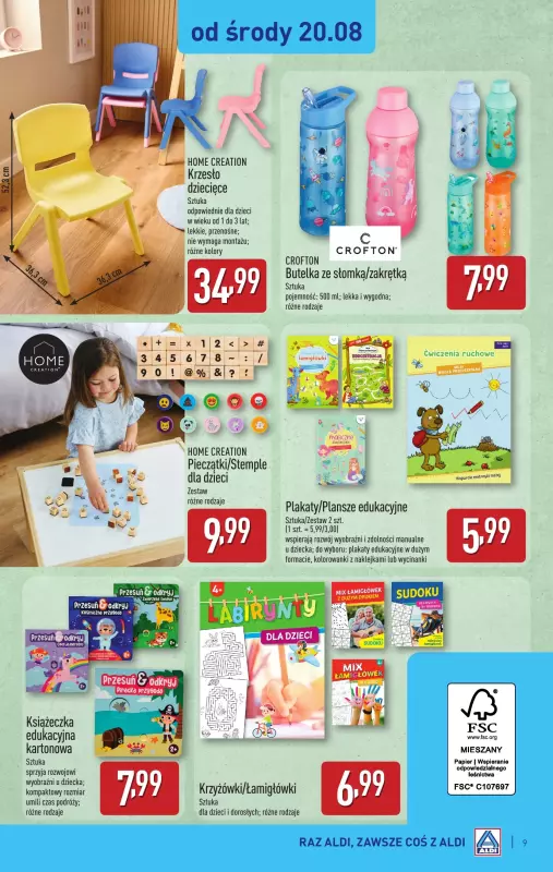 Aldi - gazetka promocyjna Aldi ma to coś! od środy 20.08 do soboty 23.08 - strona 9