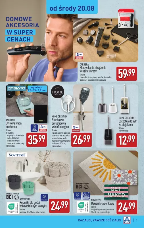 Aldi - gazetka promocyjna Aldi ma to coś! od środy 20.08 do soboty 23.08 - strona 7