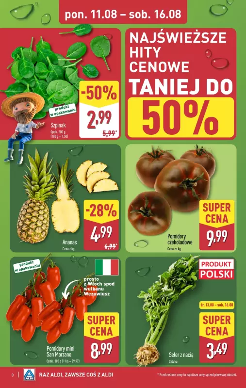 Aldi - gazetka promocyjna Weekend super cen w Aldi! od środy 13.08 do soboty 16.08 - strona 8