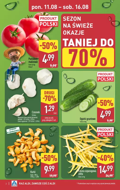 Aldi - gazetka promocyjna Pełny katalog! od poniedziałku 11.08 do soboty 16.08 - strona 2