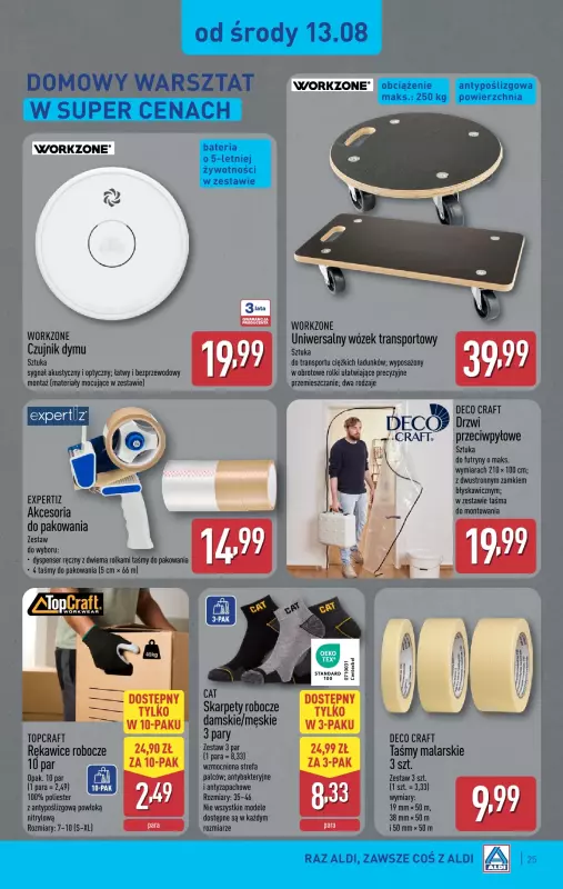 Aldi - gazetka promocyjna Pełny katalog! od poniedziałku 11.08 do soboty 16.08 - strona 25