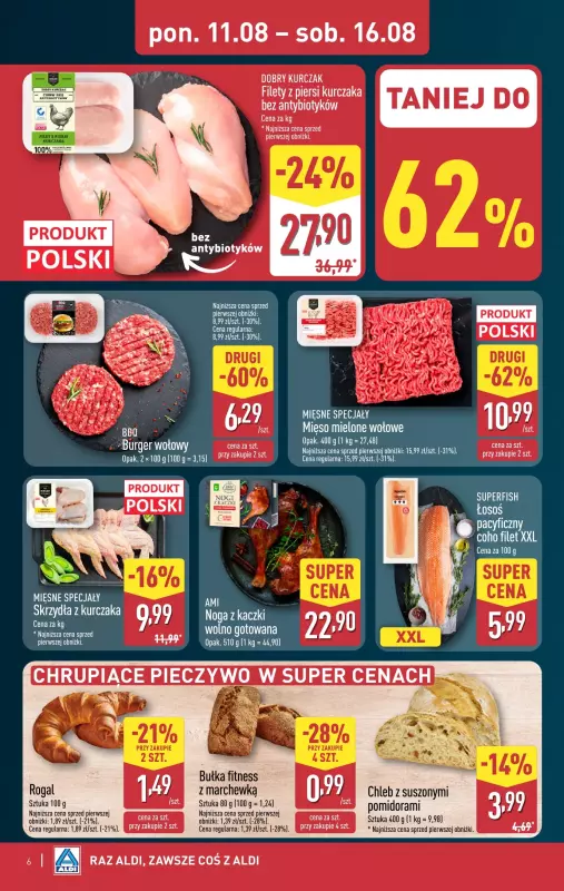 Aldi - gazetka promocyjna Pełny katalog! od poniedziałku 11.08 do soboty 16.08 - strona 6