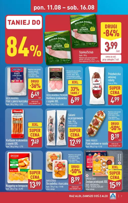 Aldi - gazetka promocyjna Pełny katalog! od poniedziałku 11.08 do soboty 16.08 - strona 7