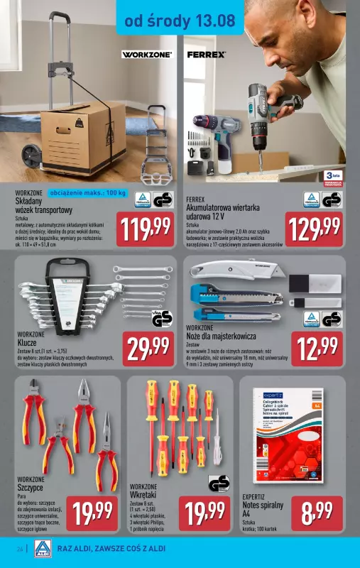 Aldi - gazetka promocyjna Pełny katalog! od poniedziałku 11.08 do soboty 16.08 - strona 24