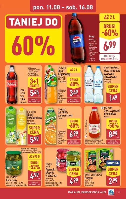 Aldi - gazetka promocyjna Pełny katalog! od poniedziałku 11.08 do soboty 16.08 - strona 17
