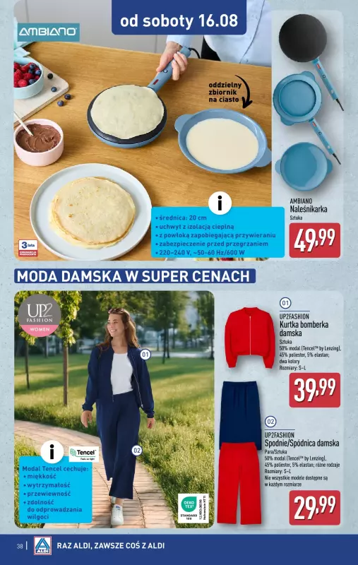 Aldi - gazetka promocyjna Pełny katalog! od poniedziałku 11.08 do soboty 16.08 - strona 38