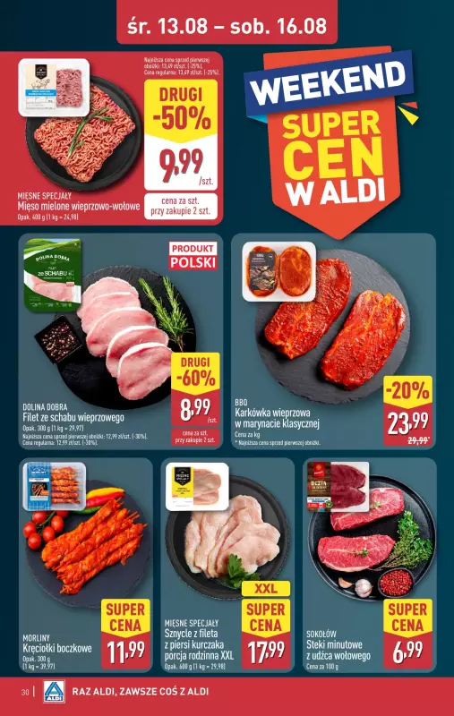 Aldi - gazetka promocyjna Pełny katalog! od poniedziałku 11.08 do soboty 16.08 - strona 30