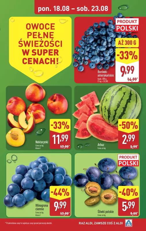 Aldi - gazetka promocyjna Farmer Aldik poleca! od poniedziałku 18.08 do soboty 23.08 - strona 3