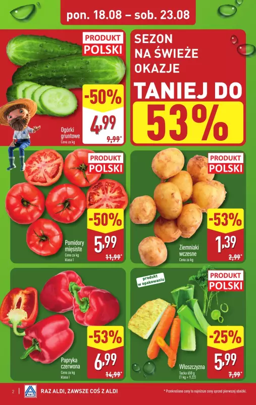 Aldi - gazetka promocyjna Pełny katalog! od poniedziałku 18.08 do soboty 23.08 - strona 2