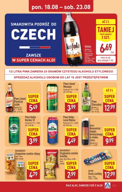 Aldi - gazetka promocyjna Pełny katalog! od poniedziałku 18.08 do soboty 23.08 - strona 11