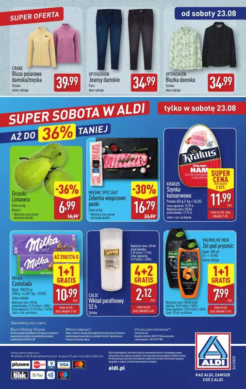 Aldi - gazetka promocyjna Weekend super cen w Aldi! od czwartku 21.08 do soboty 23.08 - strona 14