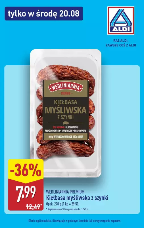 Aldi - gazetka promocyjna Tylko w środę! od środy 20.08 do środy 20.08 - strona 2