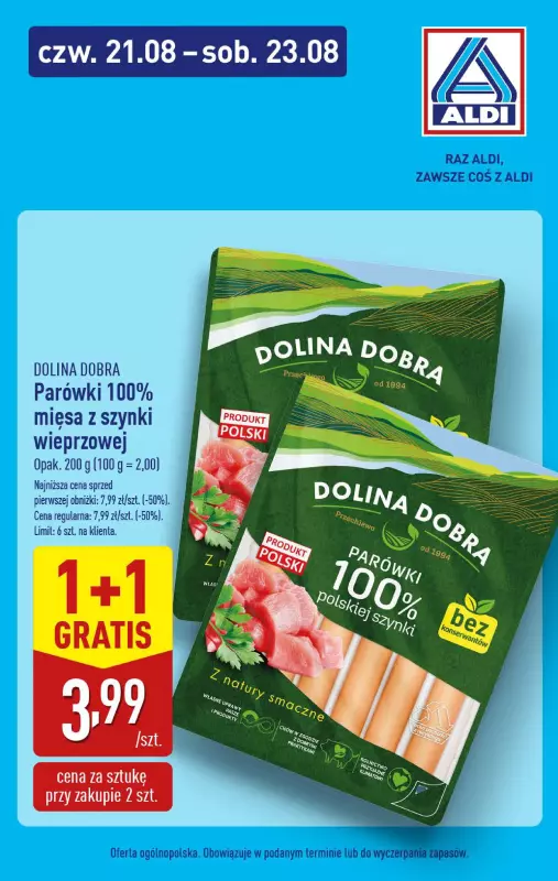 Aldi - gazetka promocyjna Weekend super cen z Aldi! od czwartku 21.08 do soboty 23.08 - strona 2