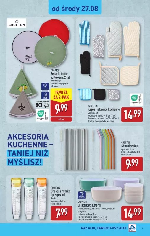 Aldi - gazetka promocyjna Aldi ma to coś! od środy 27.08 do niedzieli 31.08 - strona 7
