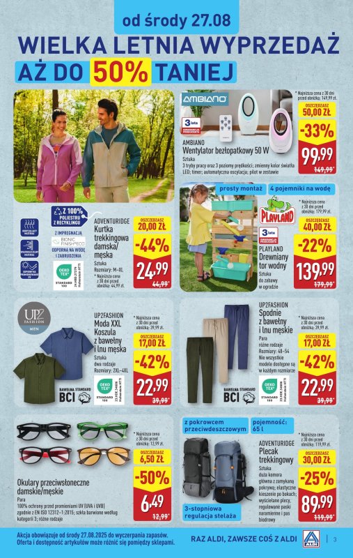 Aldi - gazetka promocyjna Aldi ma to coś! od środy 27.08 do soboty 30.08 - strona 3