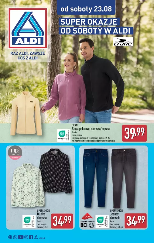 Aldi - gazetka promocyjna Super okazje od soboty w Aldi! od soboty 23.08 do soboty 23.08