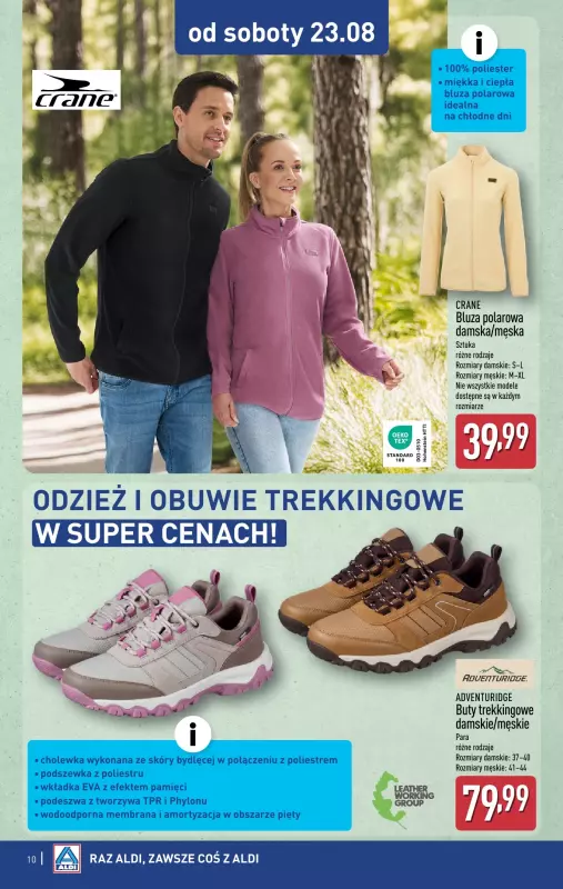Aldi - gazetka promocyjna Aldi ma to coś! od środy 20.08 do soboty 23.08 - strona 10