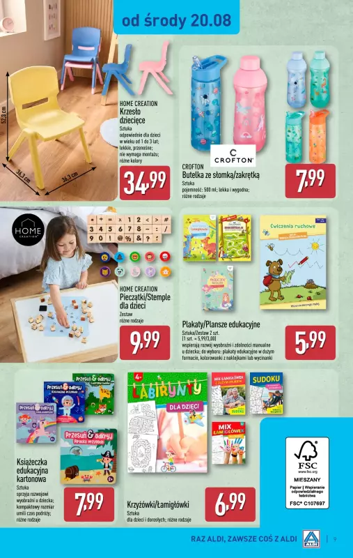 Aldi - gazetka promocyjna Aldi ma to coś! od środy 20.08 do soboty 23.08 - strona 9