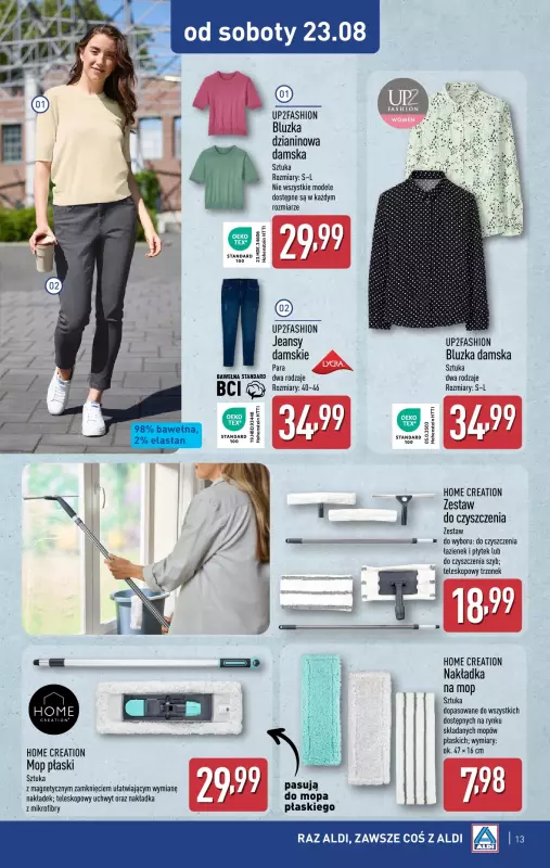 Aldi - gazetka promocyjna Aldi ma to coś! od środy 20.08 do soboty 23.08 - strona 13