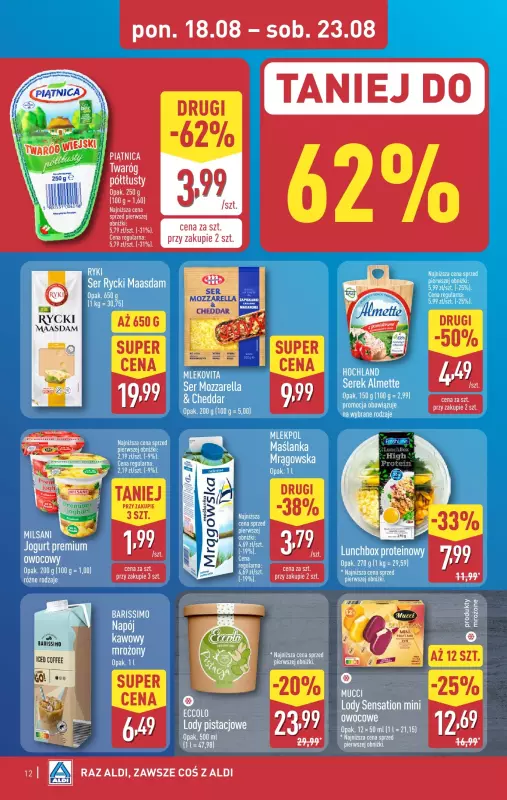 Aldi - gazetka promocyjna Pełny katalog! od poniedziałku 18.08 do soboty 23.08 - strona 12