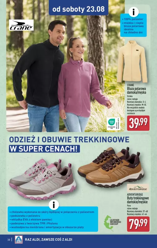 Aldi - gazetka promocyjna Pełny katalog! od poniedziałku 18.08 do soboty 23.08 - strona 38