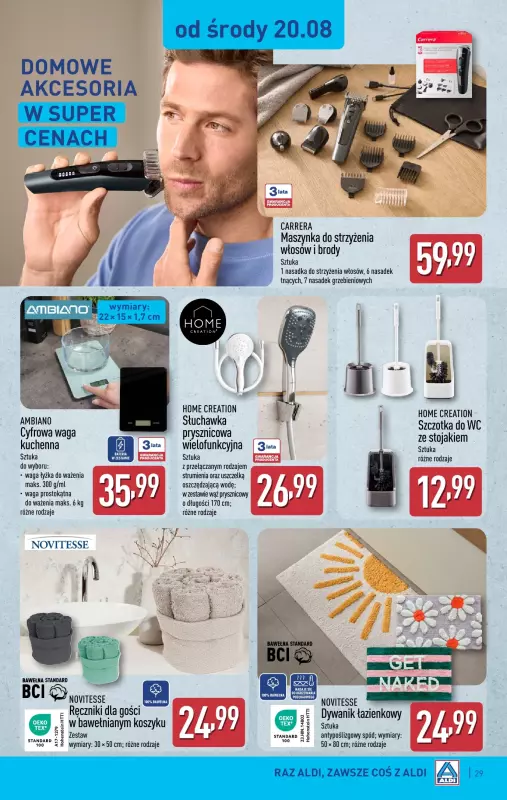 Aldi - gazetka promocyjna Pełny katalog! od poniedziałku 18.08 do soboty 23.08 - strona 29