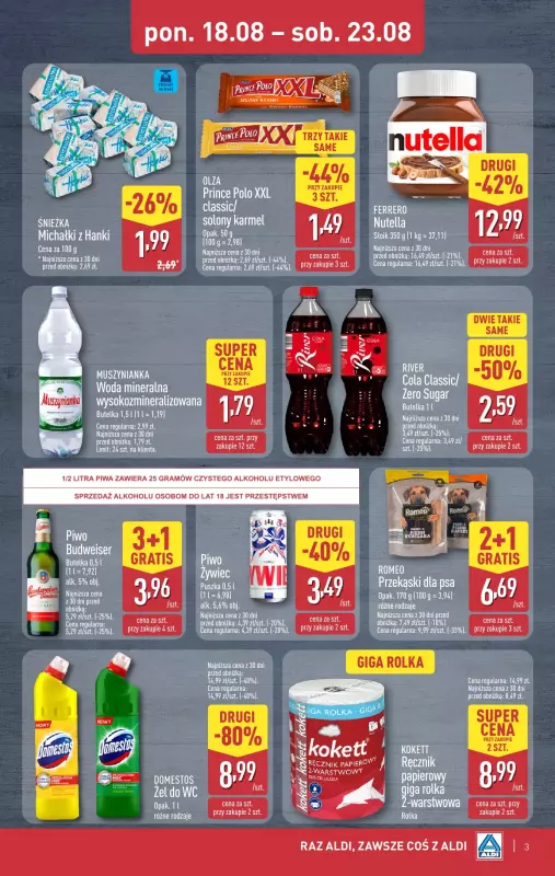 Aldi - gazetka promocyjna Weekend super cen w Aldi! od czwartku 21.08 do soboty 23.08 - strona 3