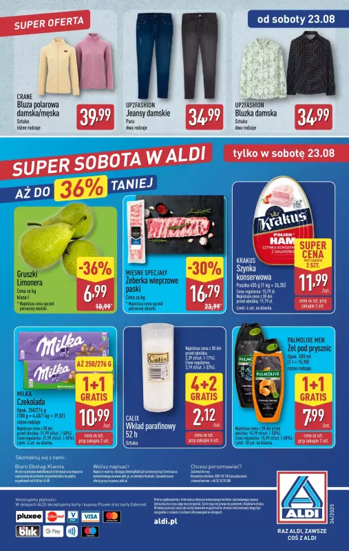 Aldi - gazetka promocyjna Weekend super cen w Aldi! od czwartku 21.08 do soboty 23.08 - strona 14