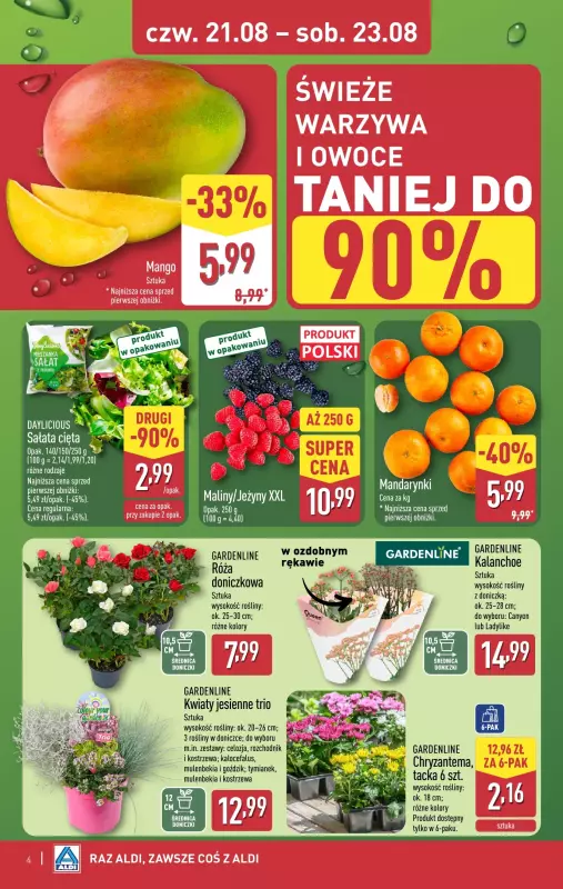 Aldi - gazetka promocyjna Weekend super cen w Aldi! od czwartku 21.08 do soboty 23.08 - strona 4