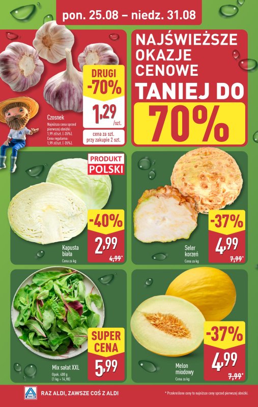 Aldi - gazetka promocyjna Farmer Aldik poleca! od poniedziałku 25.08 do niedzieli 31.08 - strona 4