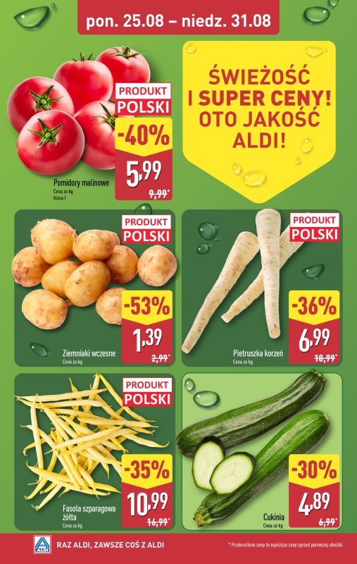 Aldi - gazetka promocyjna Farmer Aldik poleca! od poniedziałku 25.08 do niedzieli 31.08 - strona 2
