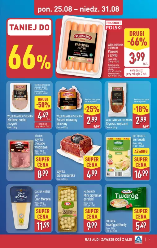 Aldi - gazetka promocyjna Pełny katalog! od poniedziałku 25.08 do niedzieli 31.08 - strona 7