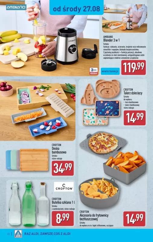Aldi - gazetka promocyjna Pełny katalog! od poniedziałku 25.08 do niedzieli 31.08 - strona 22