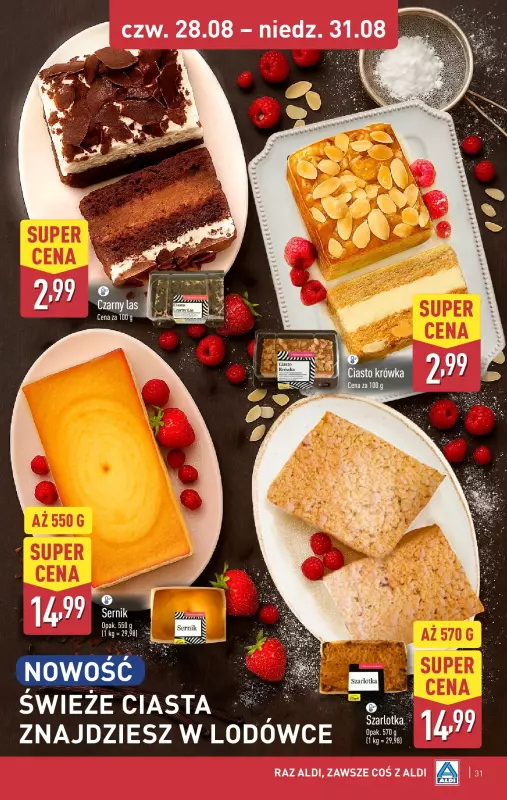 Aldi - gazetka promocyjna Pełny katalog! od poniedziałku 25.08 do niedzieli 31.08 - strona 31