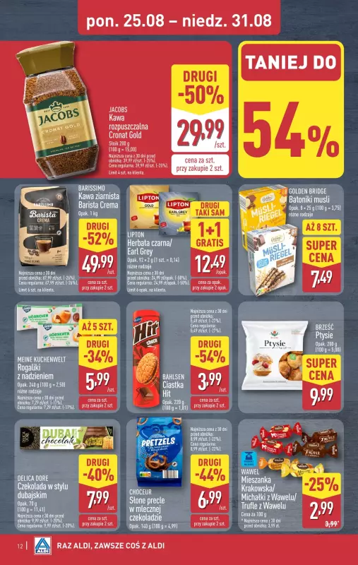 Aldi - gazetka promocyjna Pełny katalog! od poniedziałku 25.08 do niedzieli 31.08 - strona 12