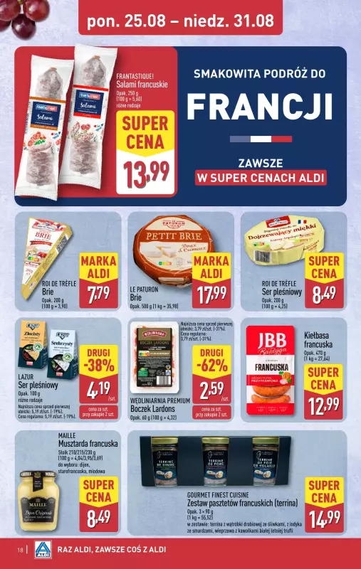Aldi - gazetka promocyjna Pełny katalog! od poniedziałku 25.08 do niedzieli 31.08 - strona 18