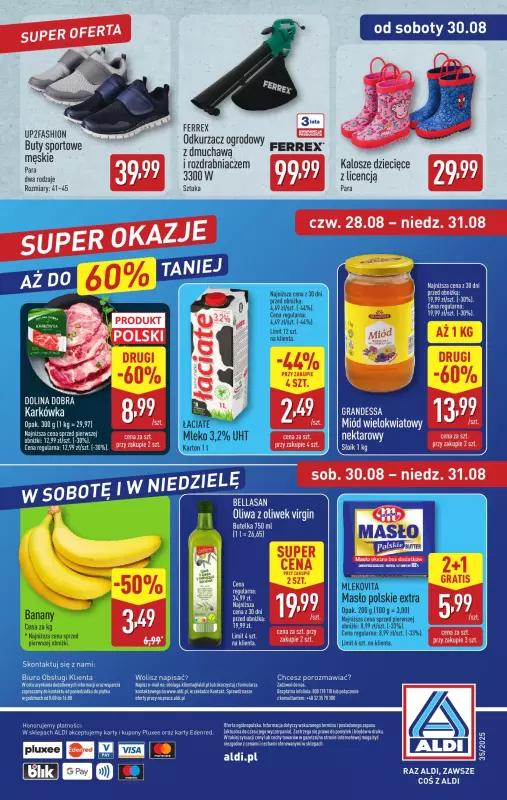 Aldi - gazetka promocyjna Weekend super cen w Aldi! od czwartku 28.08 do niedzieli 31.08 - strona 12