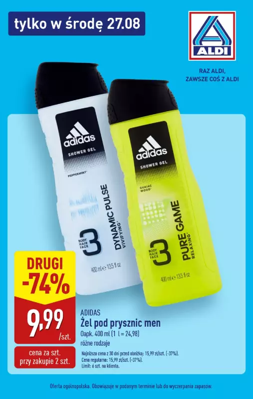 Aldi - gazetka promocyjna Tylko w środę! od środy 27.08 do środy 27.08 - strona 5