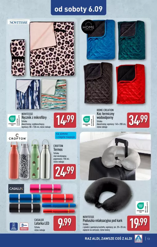Aldi - gazetka promocyjna Aldi ma to coś! od środy 03.09 do soboty 06.09 - strona 13
