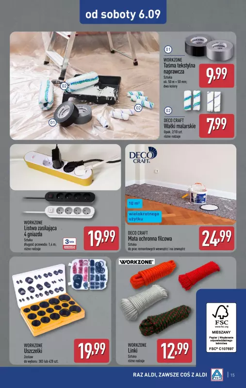Aldi - gazetka promocyjna Aldi ma to coś! od środy 03.09 do soboty 06.09 - strona 15