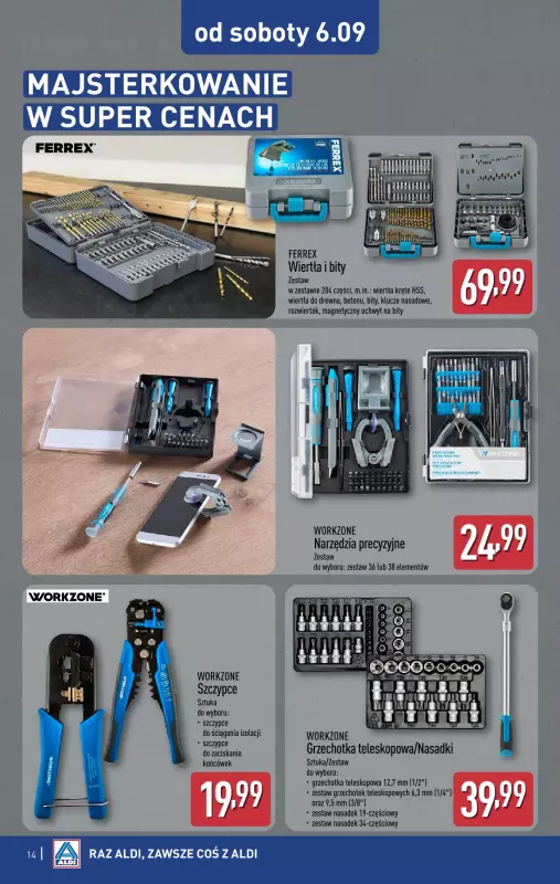 Aldi - gazetka promocyjna Aldi ma to coś! od środy 03.09 do soboty 06.09 - strona 14