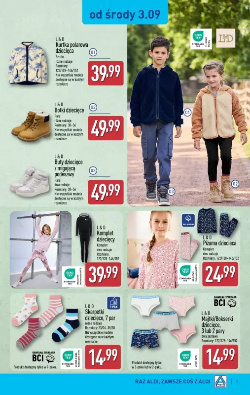 Aldi - gazetka promocyjna Aldi ma to coś! od środy 03.09 do soboty 06.09 - strona 9
