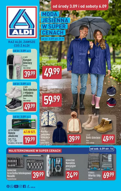 Aldi - gazetka promocyjna Aldi ma to coś! od środy 03.09 do soboty 06.09